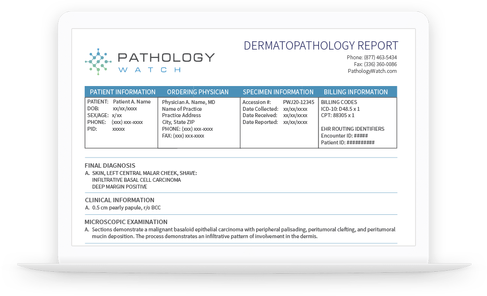 pathologywatch report software